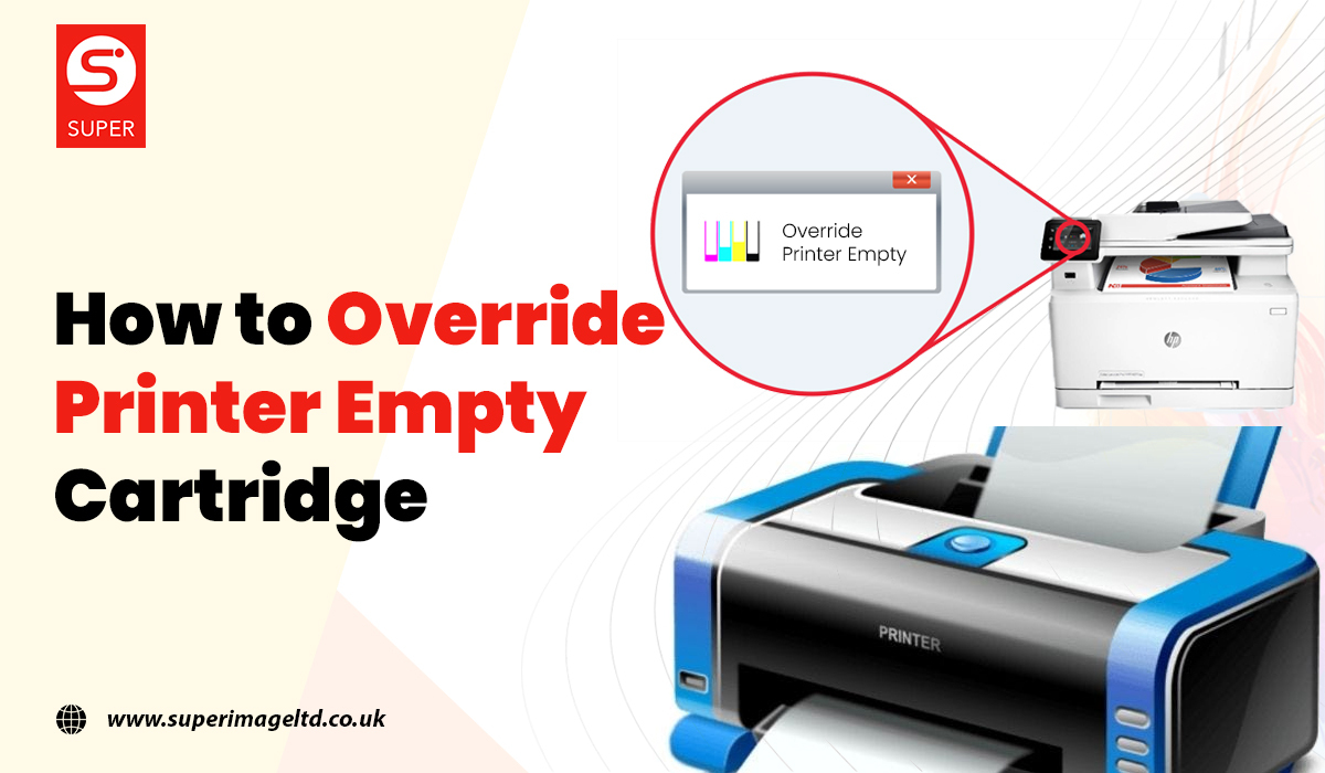 How to override printer empty cartridge