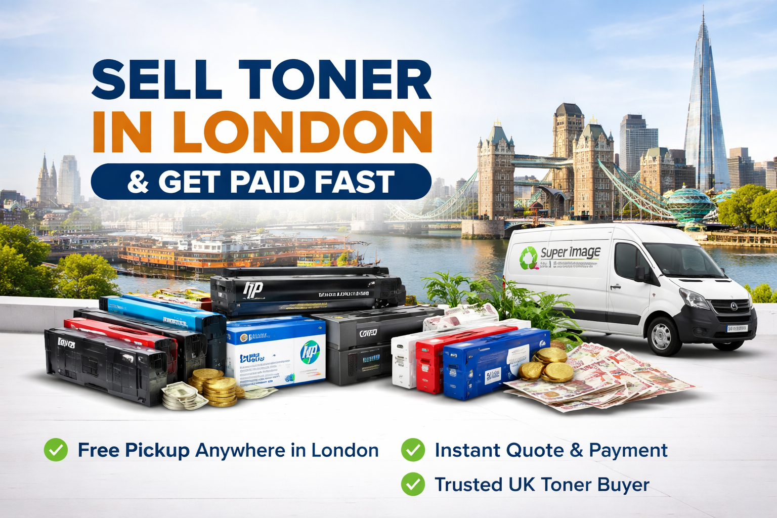 sell your toner ink cartridges in london and get instant cash