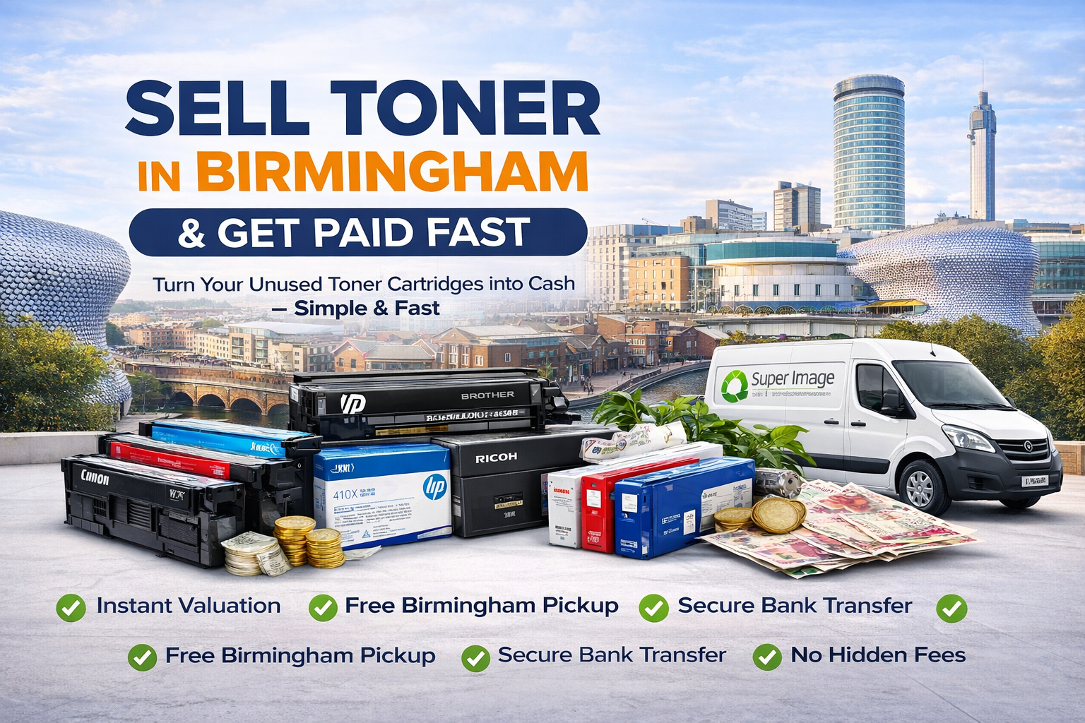 sell toner Birmingham